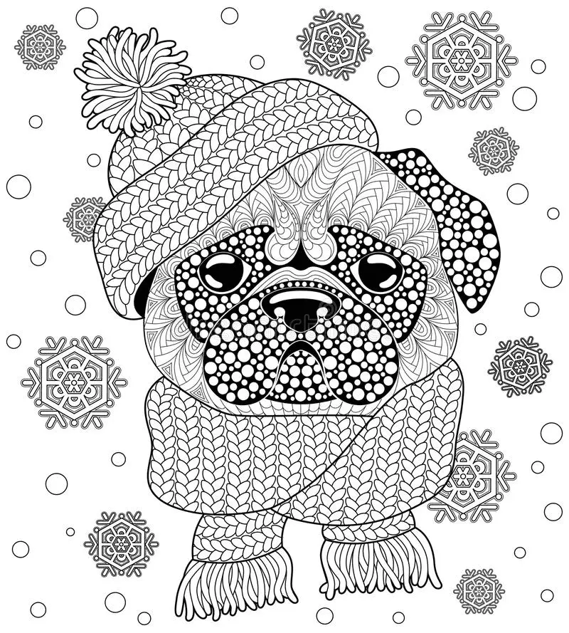 Mops Ausmalbilder 55