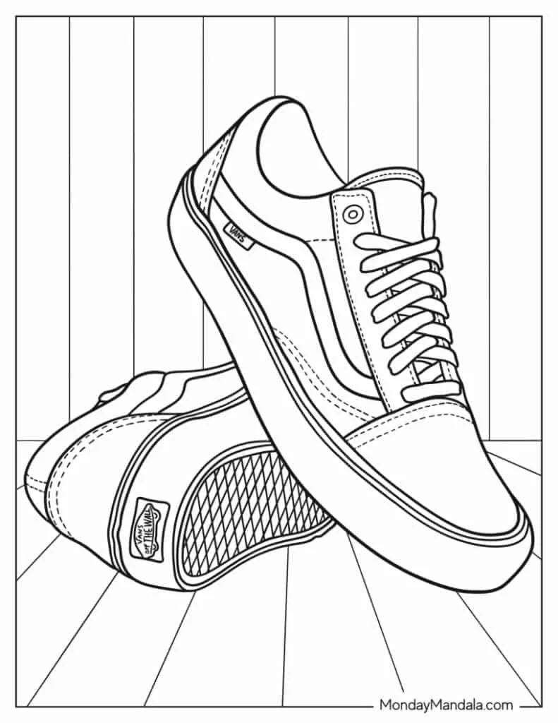 Puma Schuhe Ausmalbilder 2