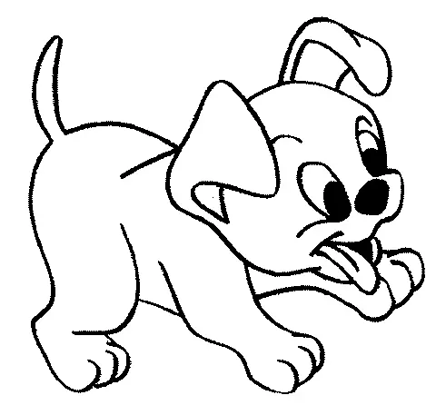 Cachorros Para Colorear 6