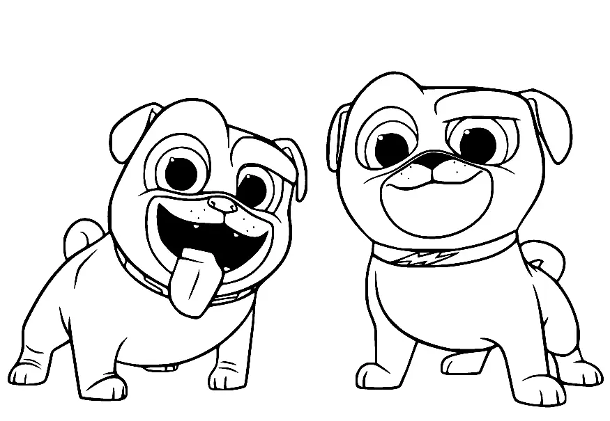 Puppy Dog Pals Coloring Pages 11