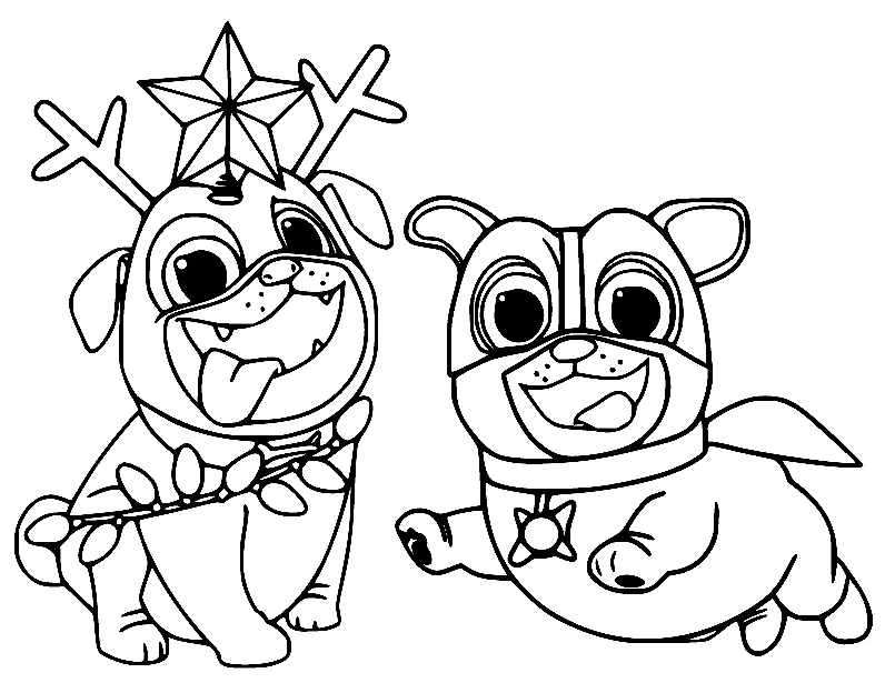 Puppy Dog Pals Coloring Pages 41