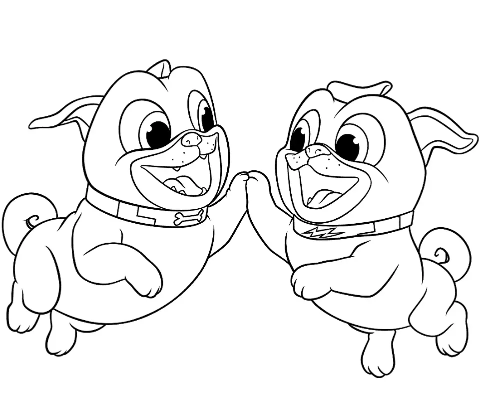 Puppy Dog Pals Coloring Pages 6