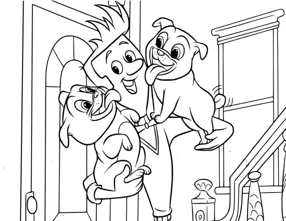 Puppy Dog Pals Coloring Pages 8