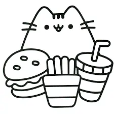 Pusheen Coloring Pages 1