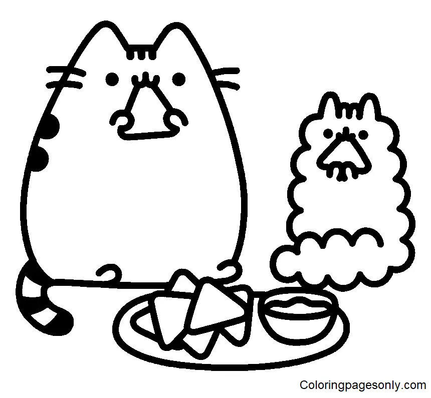 Pusheen Coloring Pages 149