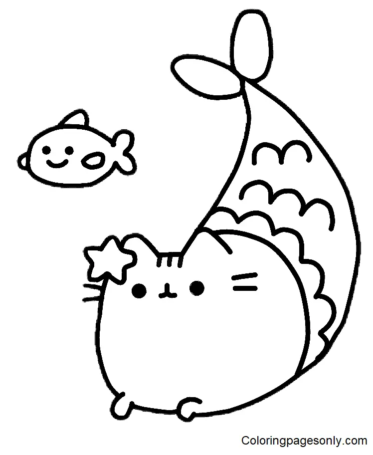 Pusheen Coloring Pages 155