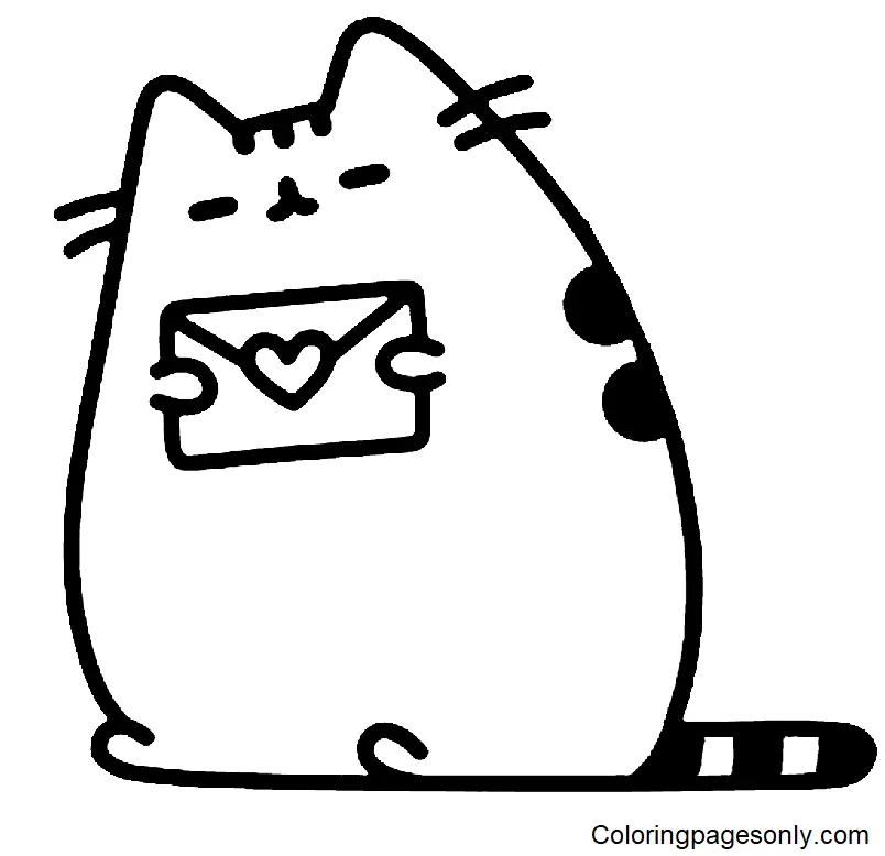 Pusheen Coloring Pages 167