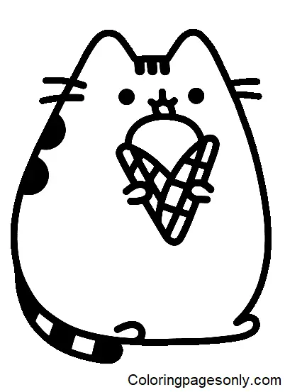 Pusheen Coloring Pages 170