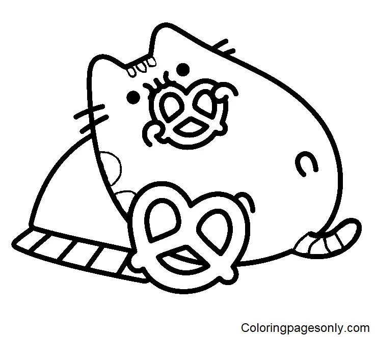 Pusheen Coloring Pages 175