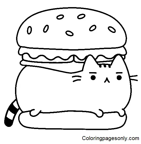 Pusheen Coloring Pages 178