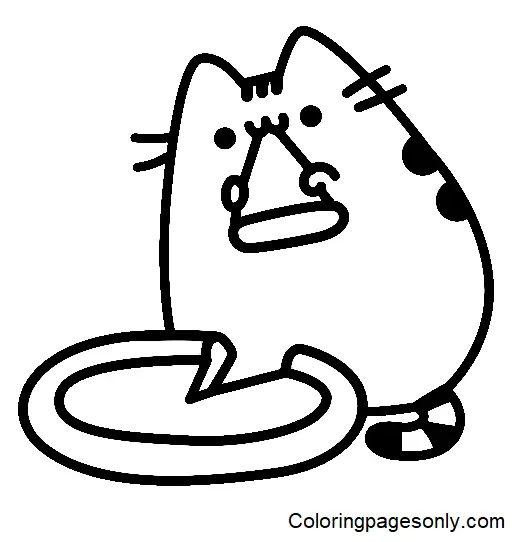 Pusheen Coloring Pages 180