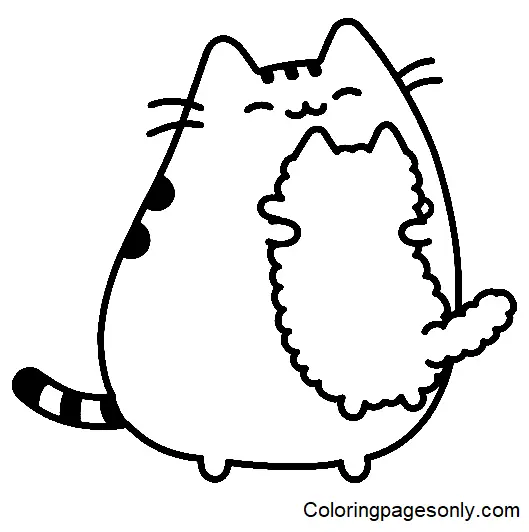 Pusheen Coloring Pages 181