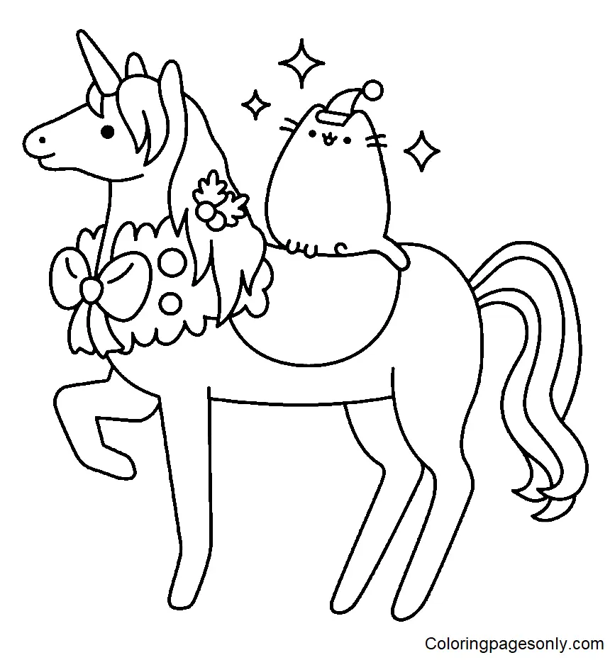 Pusheen Coloring Pages 187