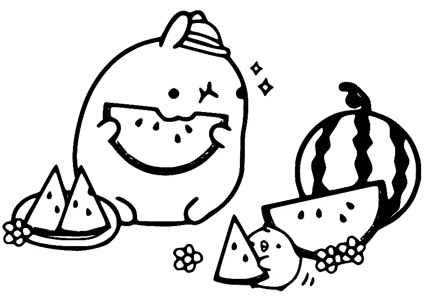 Pusheen Coloring Pages 208