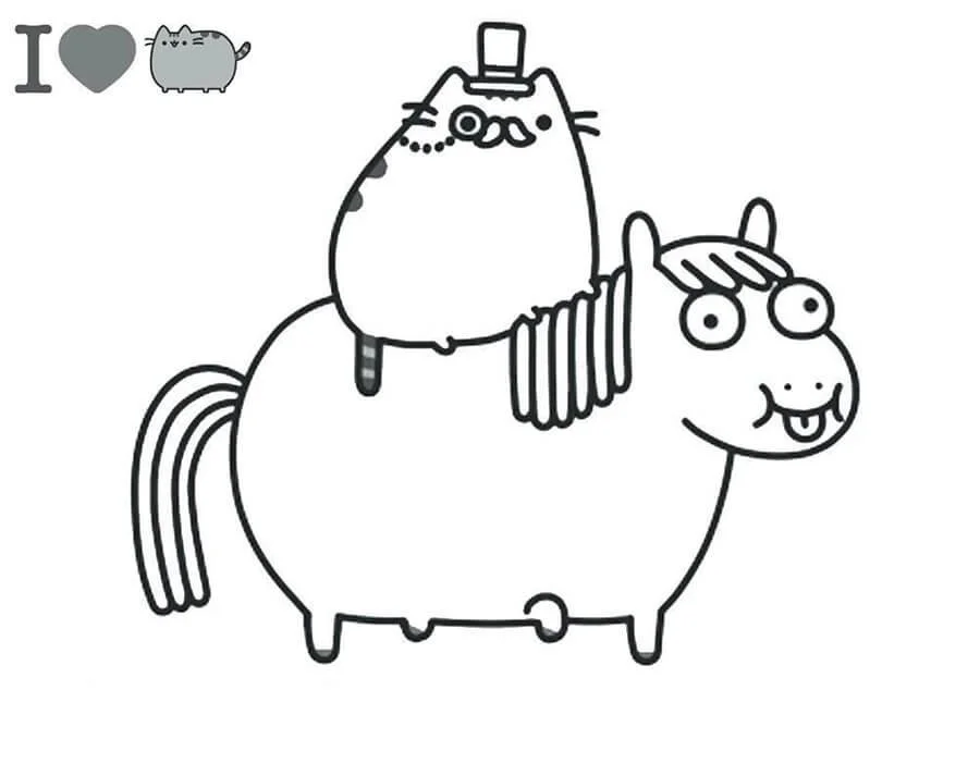 Pusheen Coloring Pages 23