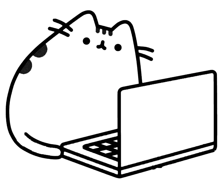 Pusheen Coloring Pages 36