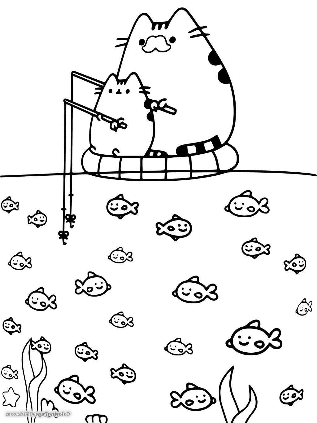 Pusheen Coloring Pages 37
