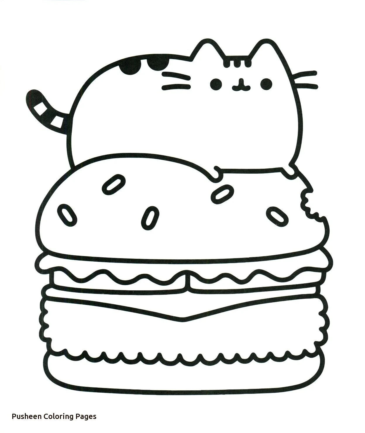 Pusheen Coloring Pages 43