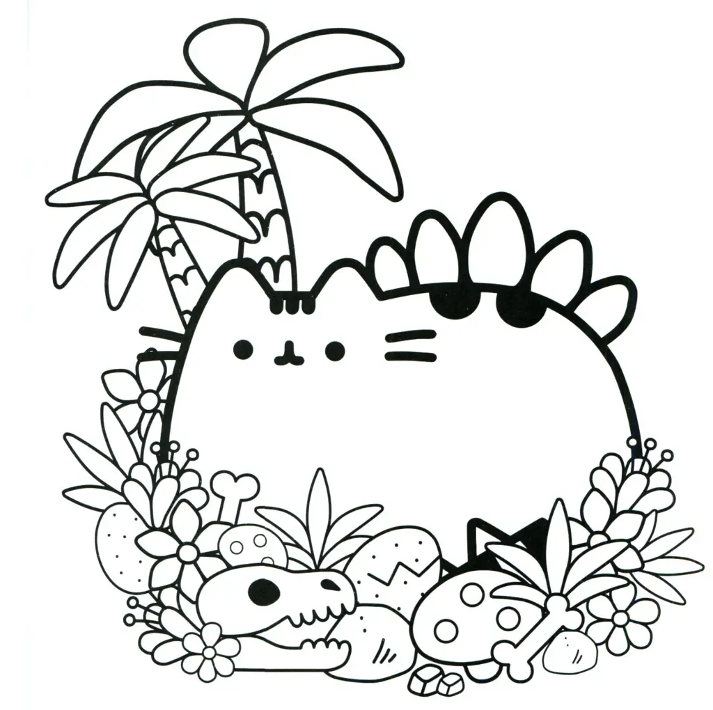 Pusheen Coloring Pages 47