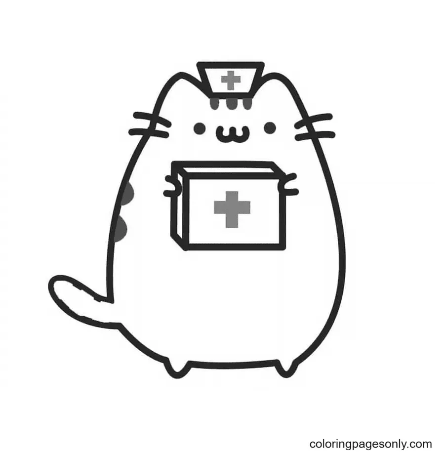 Pusheen Coloring Pages 77
