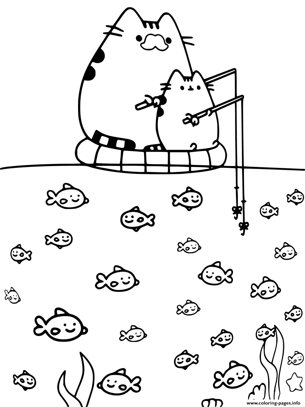 Pusheen Coloring Pages 78