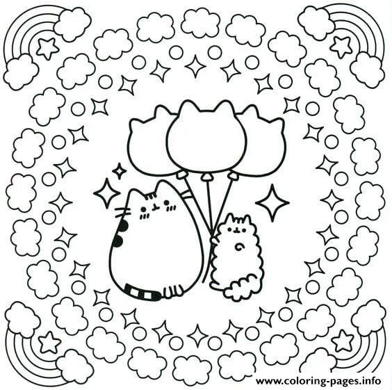 Pusheen Coloring Pages 84