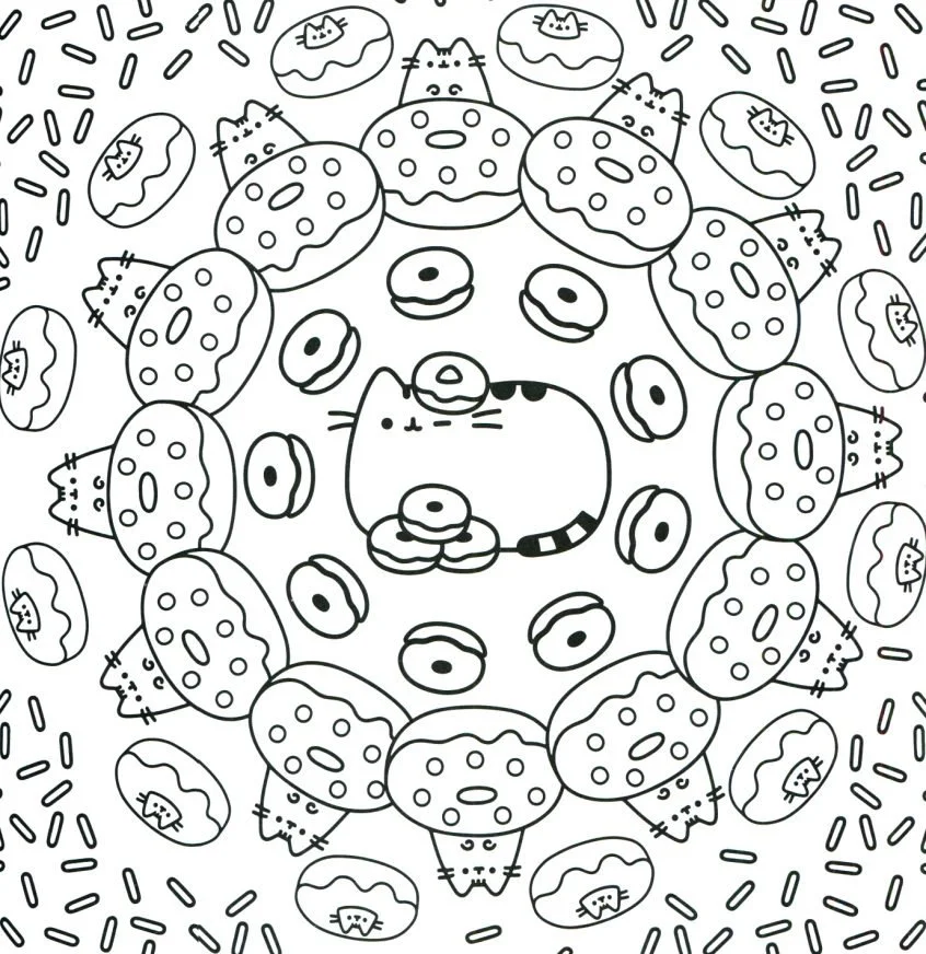 Pusheen Coloring Pages 88