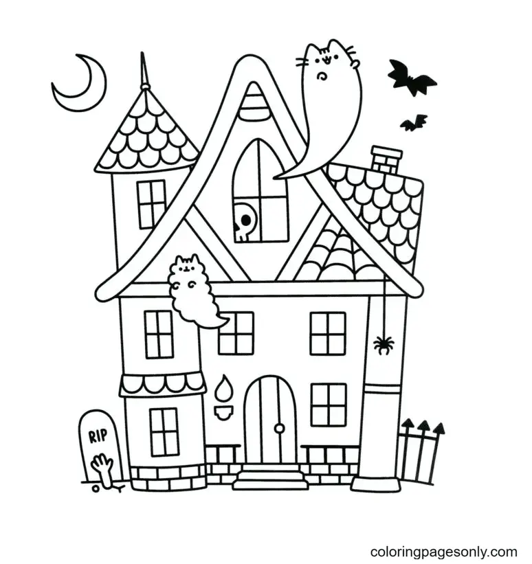 Pusheen Coloring Pages 96