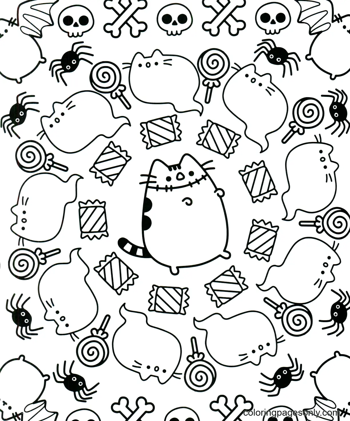 Pusheen Coloring Pages 97