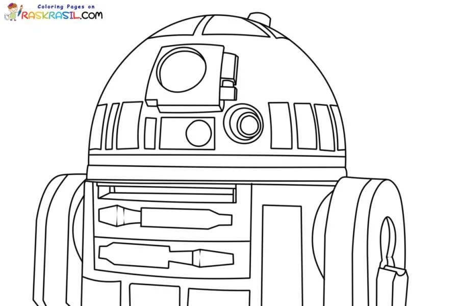 R2D2 Coloring Pages 25