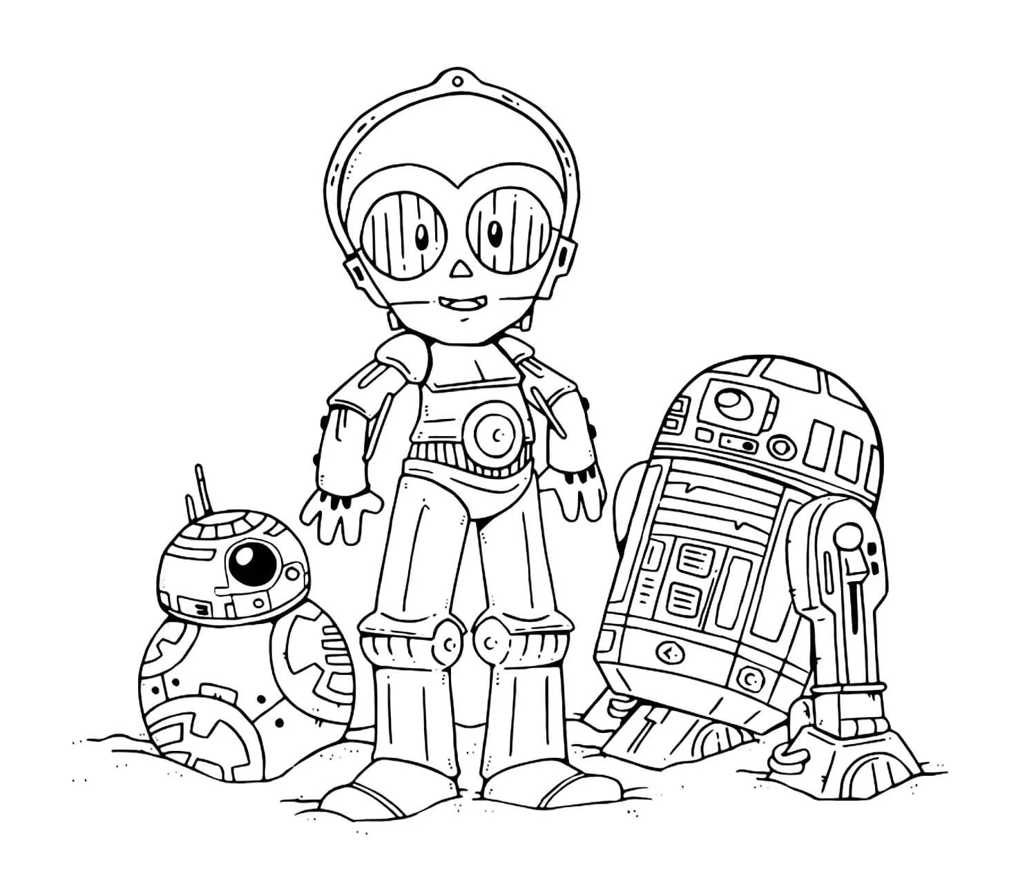 R2D2 Coloring Pages 38
