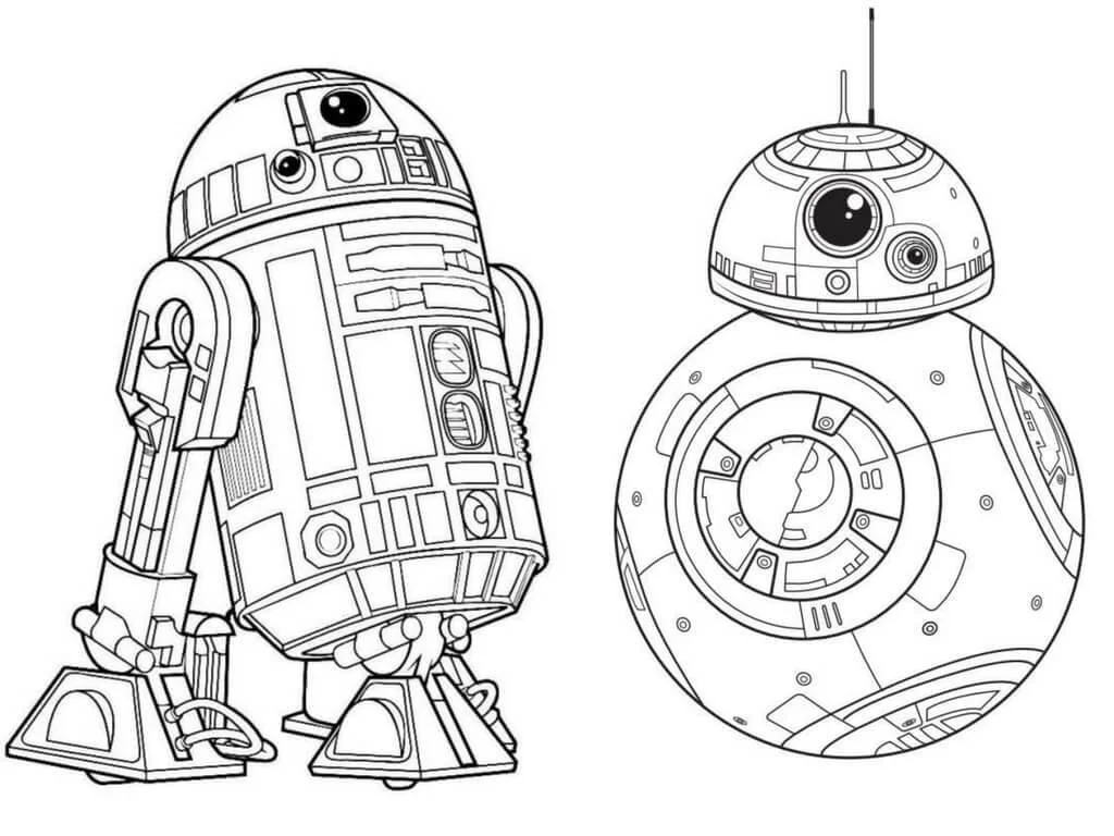 R2D2 Coloring Pages 9