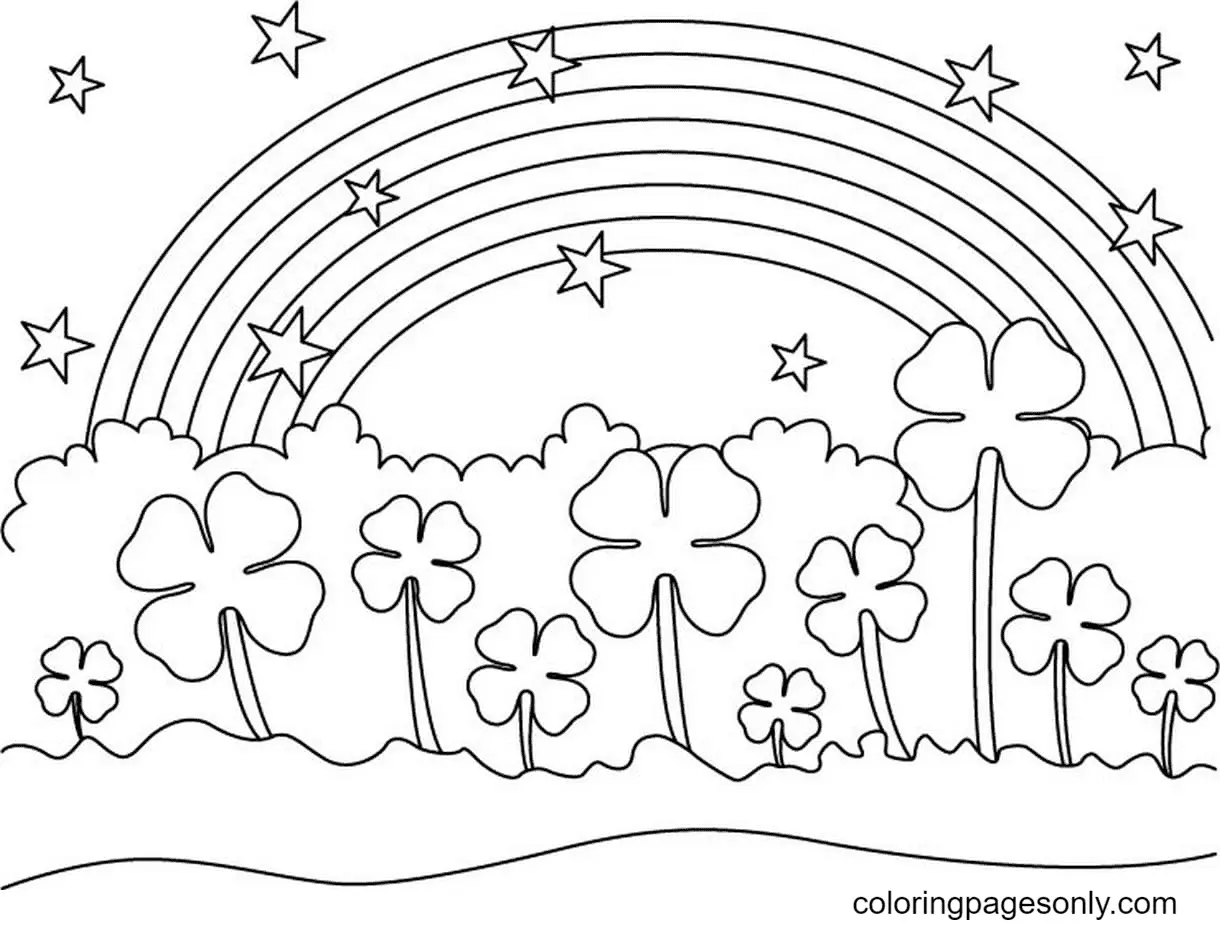 Del Arco Iris Para Colorear 20