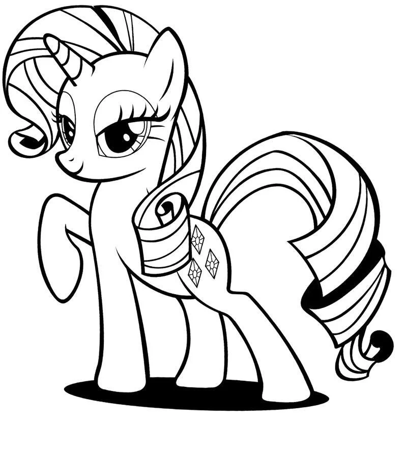 Rainbow Dash Coloring Pages 24