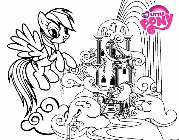 Rainbow Dash Coloring Pages 29