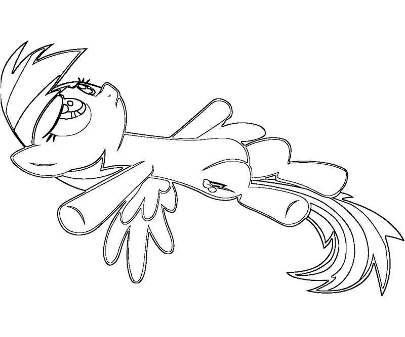 Rainbow Dash Coloring Pages 36