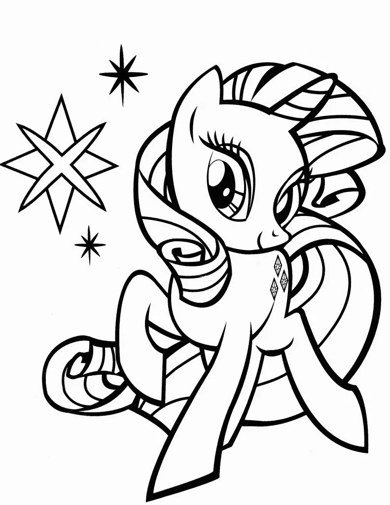 Rainbow Dash Coloring Pages 42
