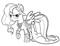 Rainbow Dash Coloring Pages 50