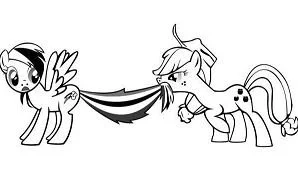Rainbow Dash Coloring Pages 8