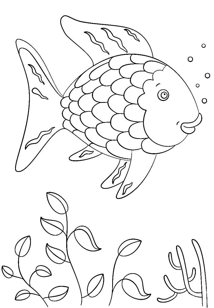 Regenbogenfisch Ausmalbilder 13