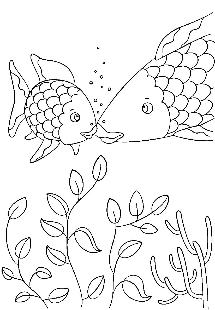 Regenbogenfisch Ausmalbilder 28