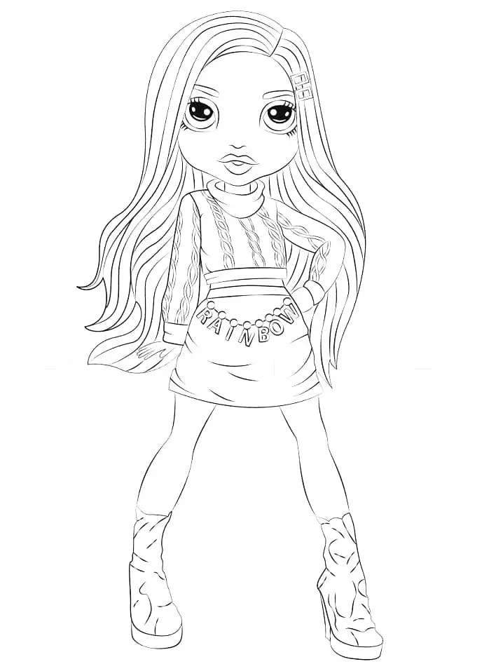 Desenhos de Rainbow High Para Colorir 20
