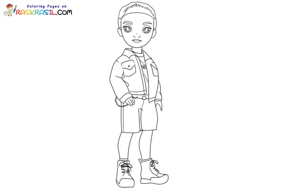 Rainbow High Junior Para Colorear