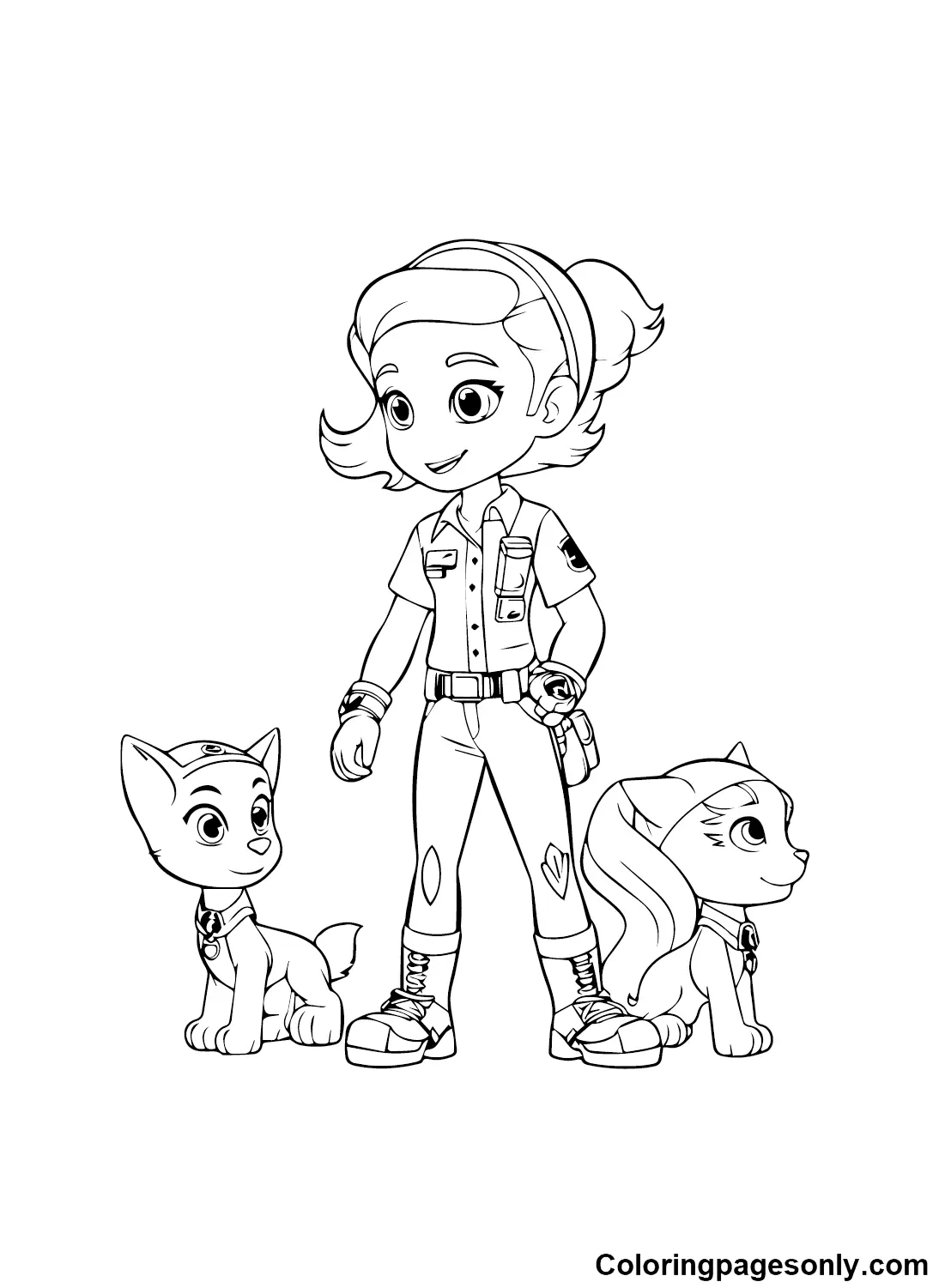 Rainbow Rangers Coloring Pages 16