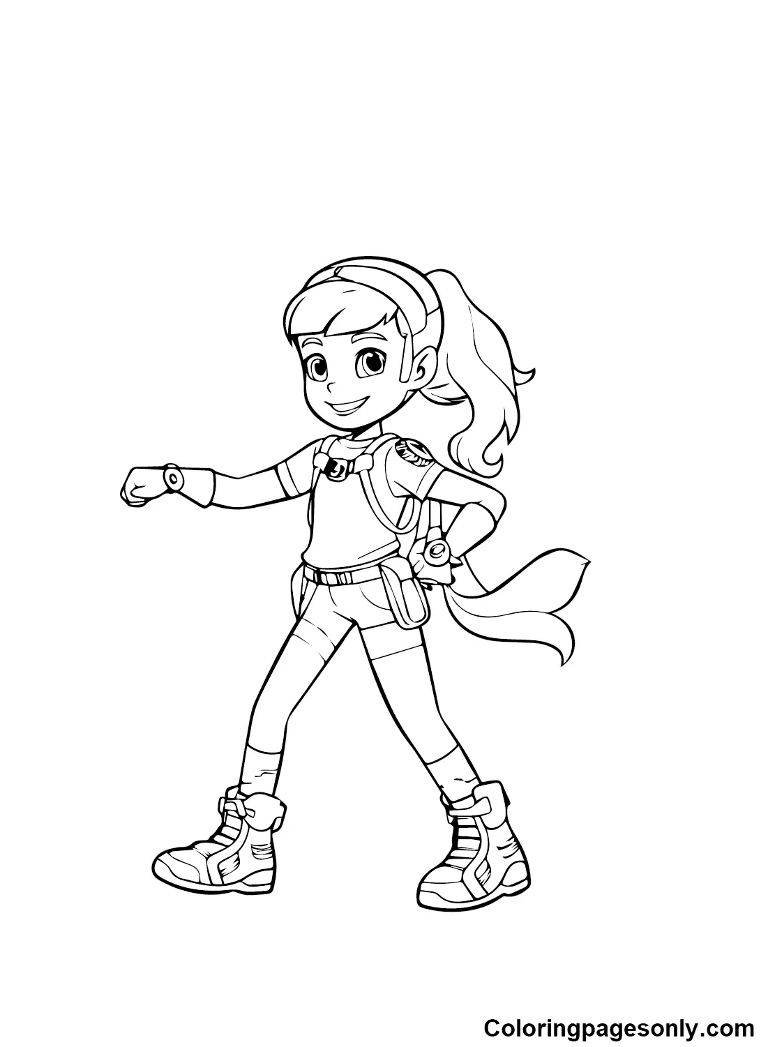 Rainbow Rangers Coloring Pages 19