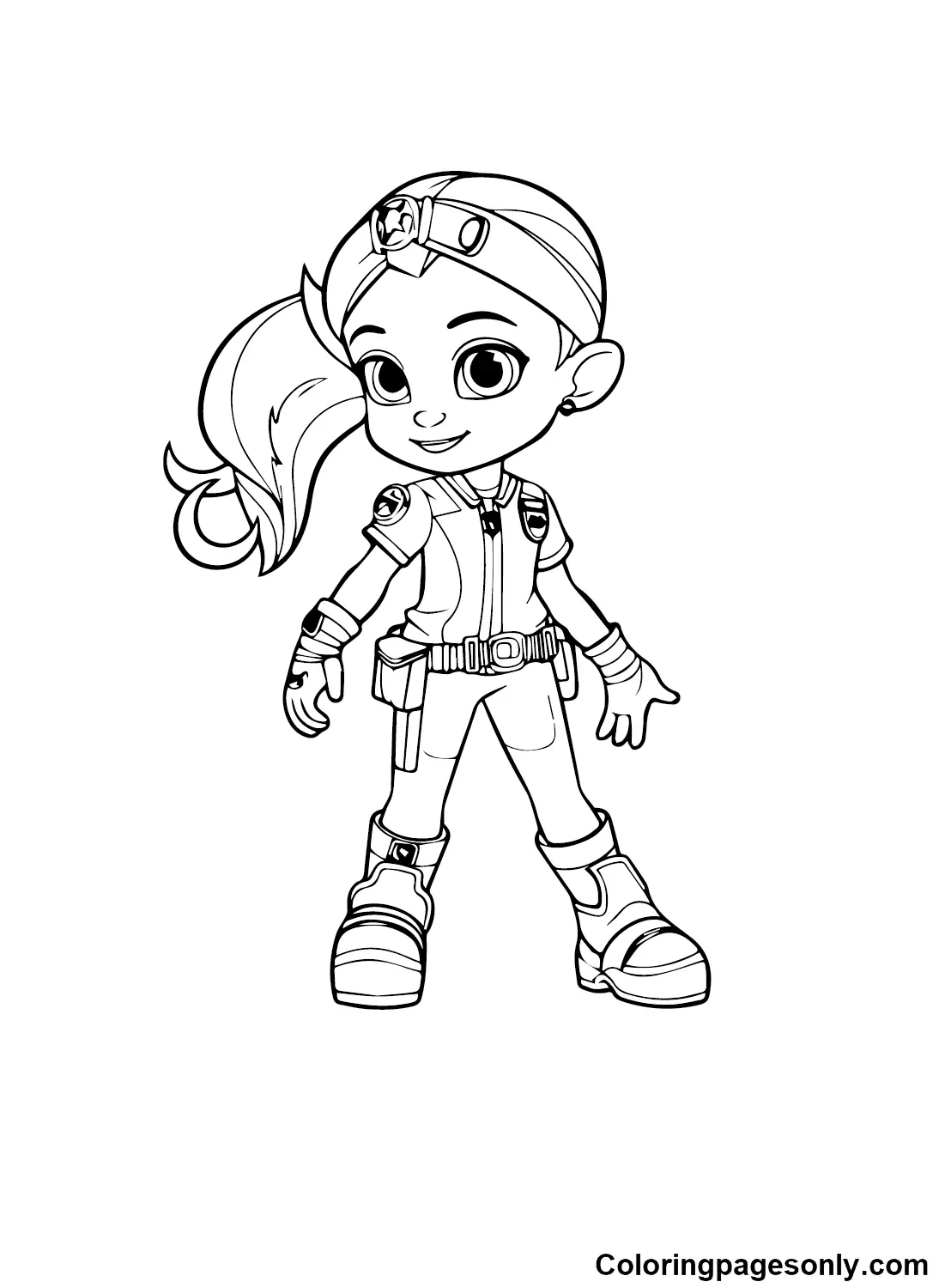 Rainbow Rangers Coloring Pages 24