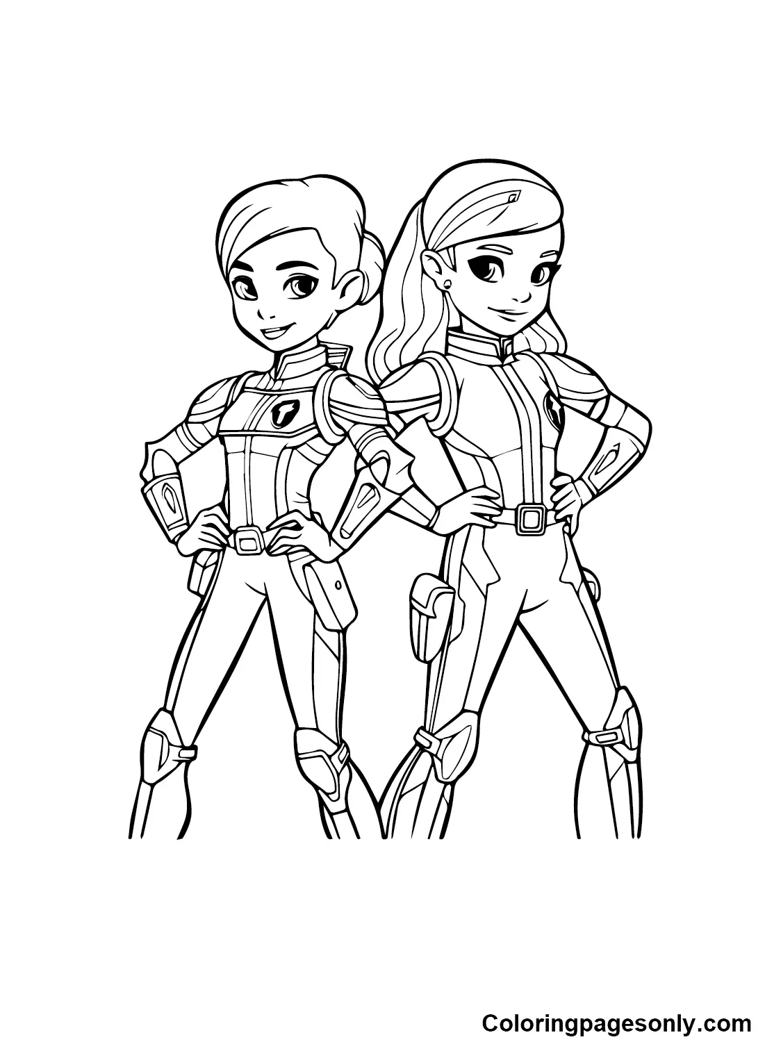 Rainbow Rangers Coloring Pages 26
