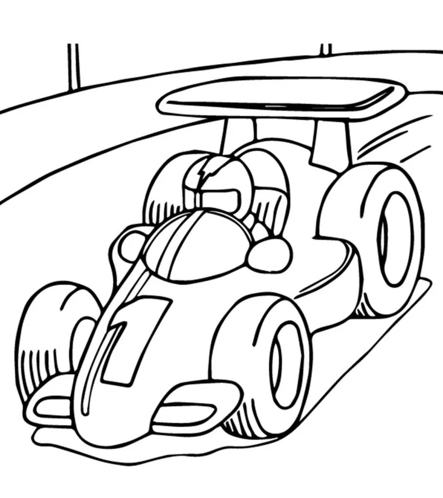 Desenhos de Carros de Rally Para Colorir 10
