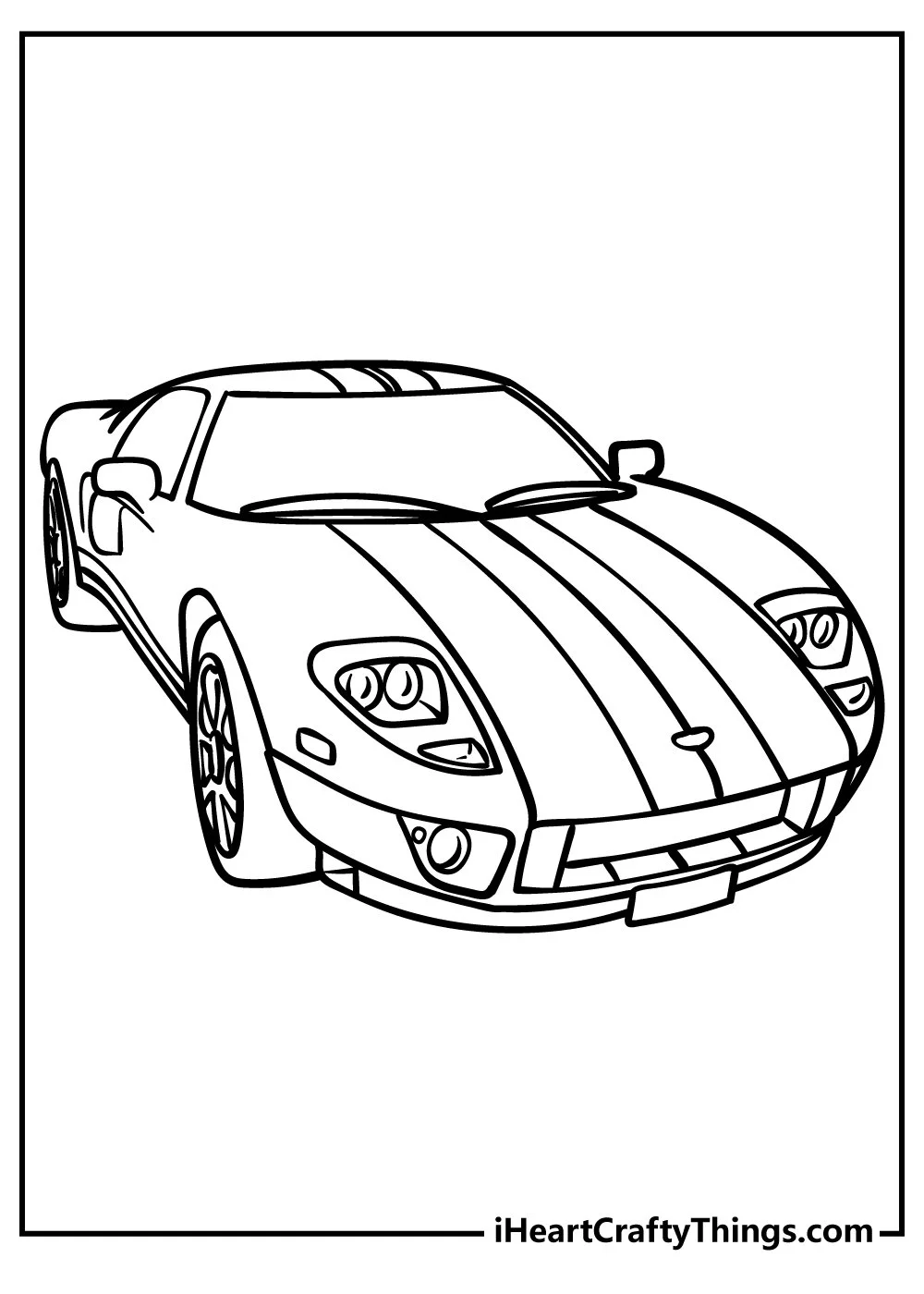 Desenhos de Carros de Rally Para Colorir 12