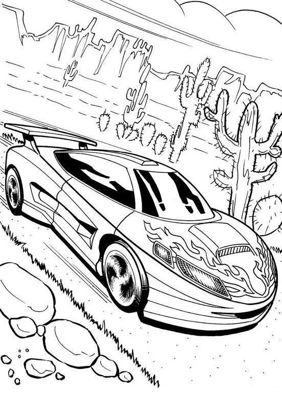 Desenhos de Carros de Rally Para Colorir 14